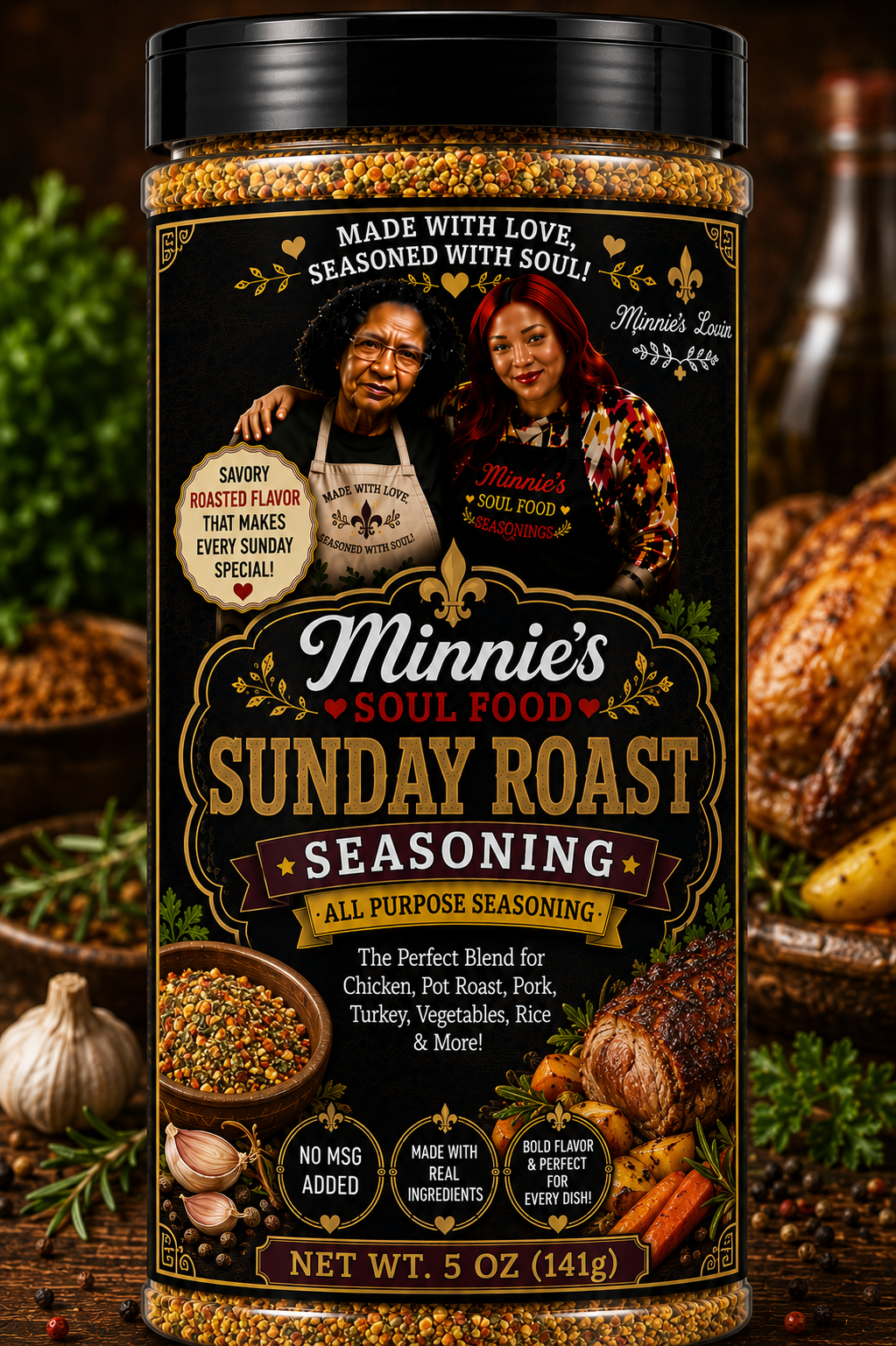 Minnie's Soul Food Sunday Roast Seasoning