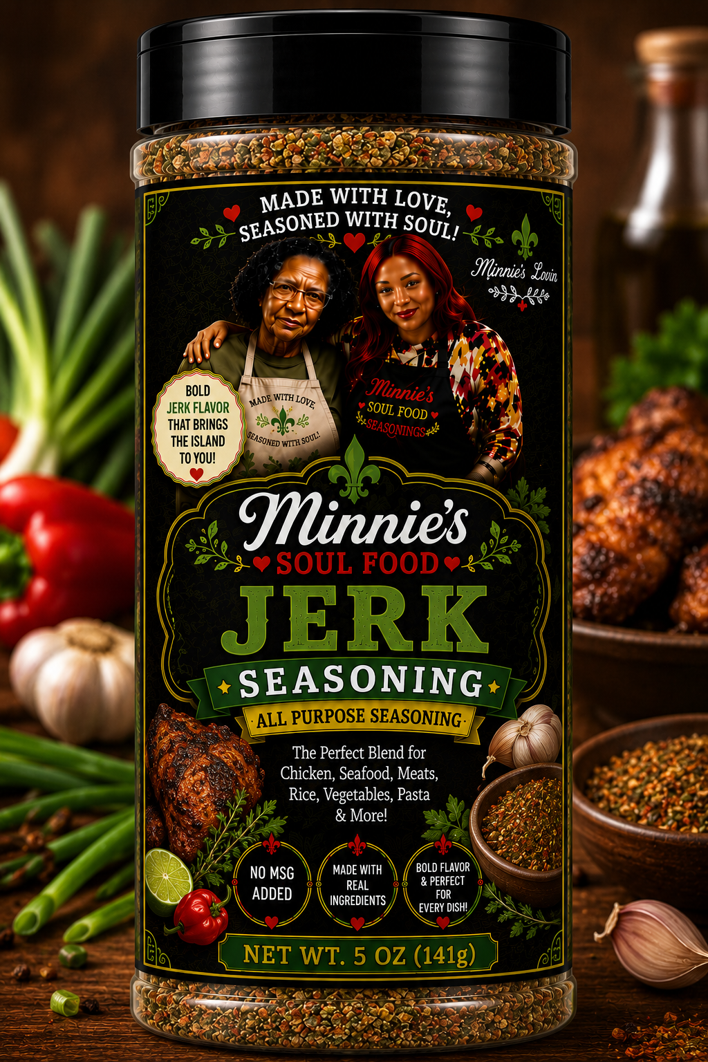 Minnie's Soul Food Jerk Seasoning