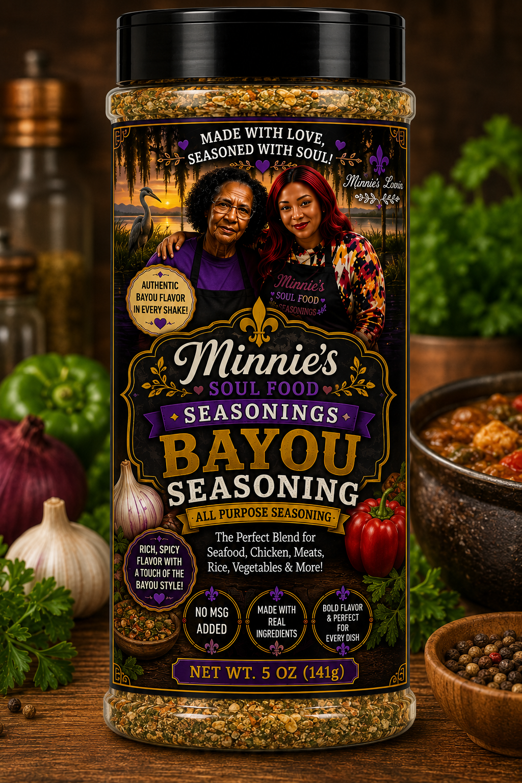 Minnie's Soul Food Bayou Seasoning