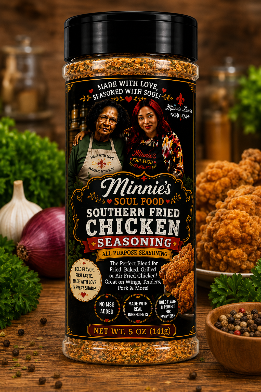 Minnie's Soul Food Southern Fried Seasoning