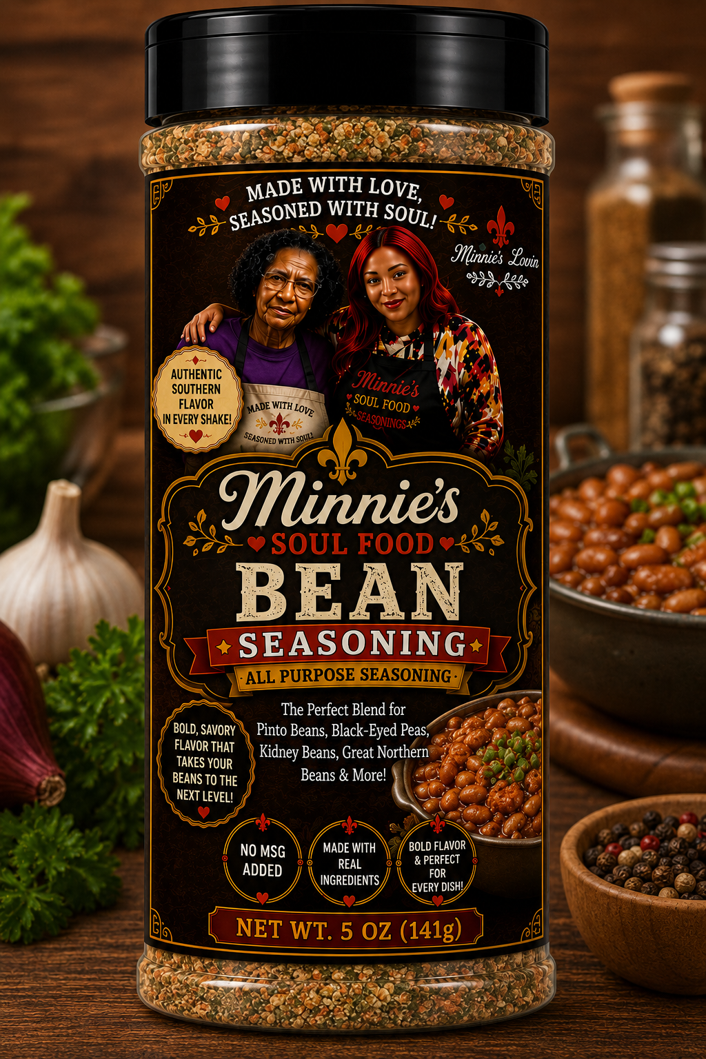 Minnie's Soul Food Beans Seasoning