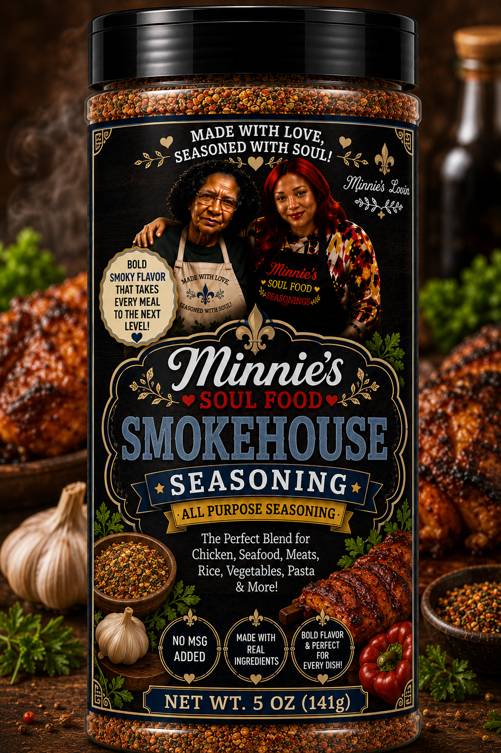 Minnie's Soul Food Smokehouse Seasoning