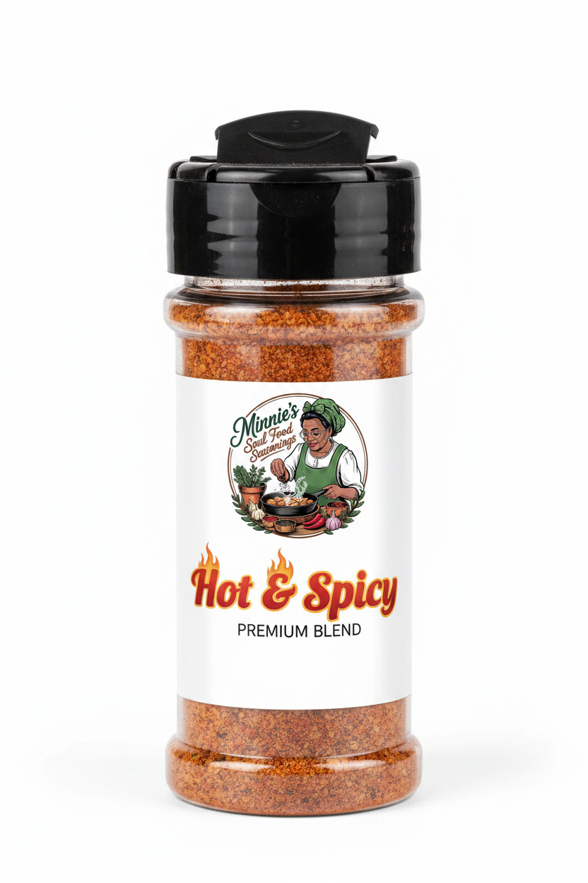 Minnie's Soul Food Hot & Spicy Seasoning