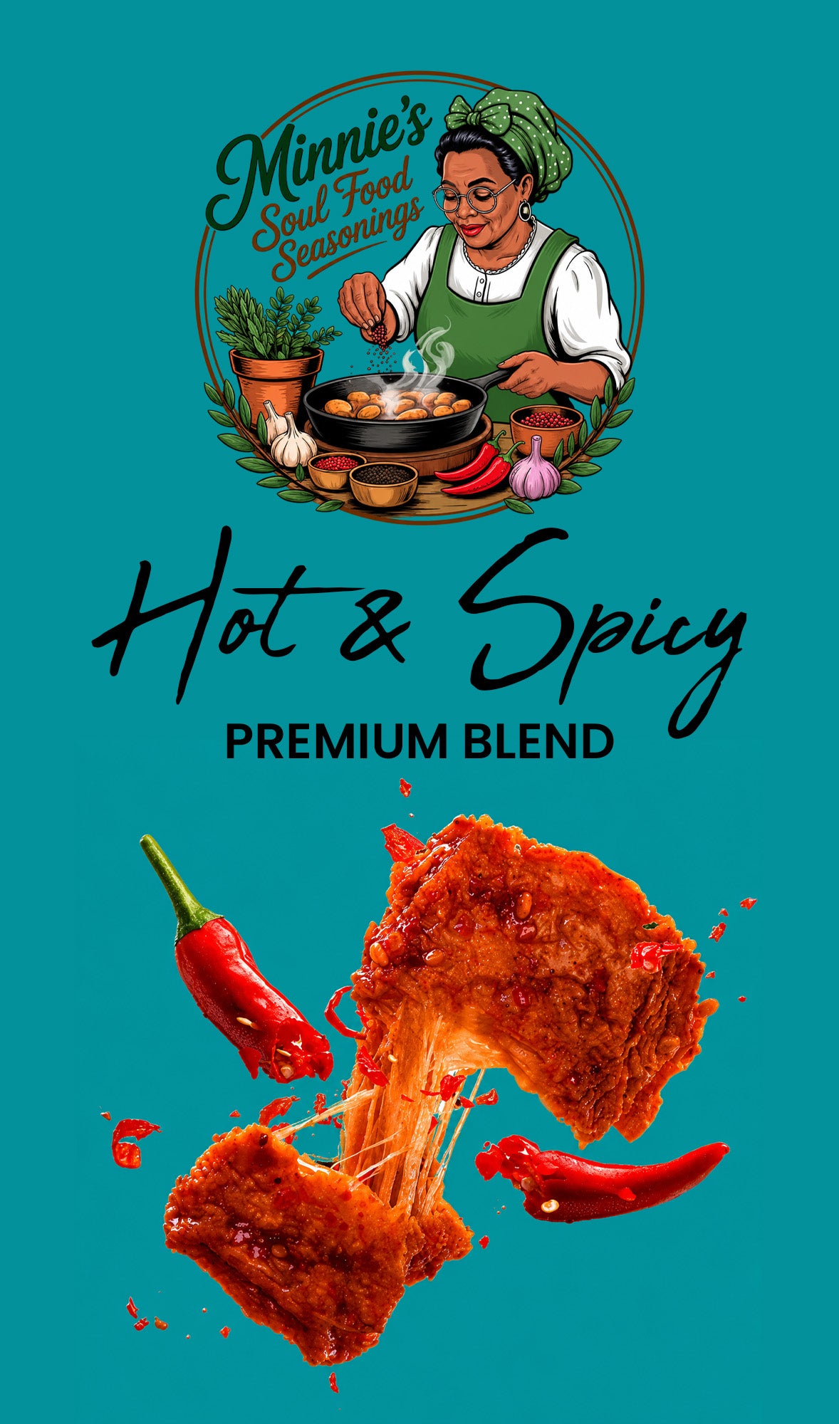 Minnie's Soul Food Hot & Spicy Seasoning