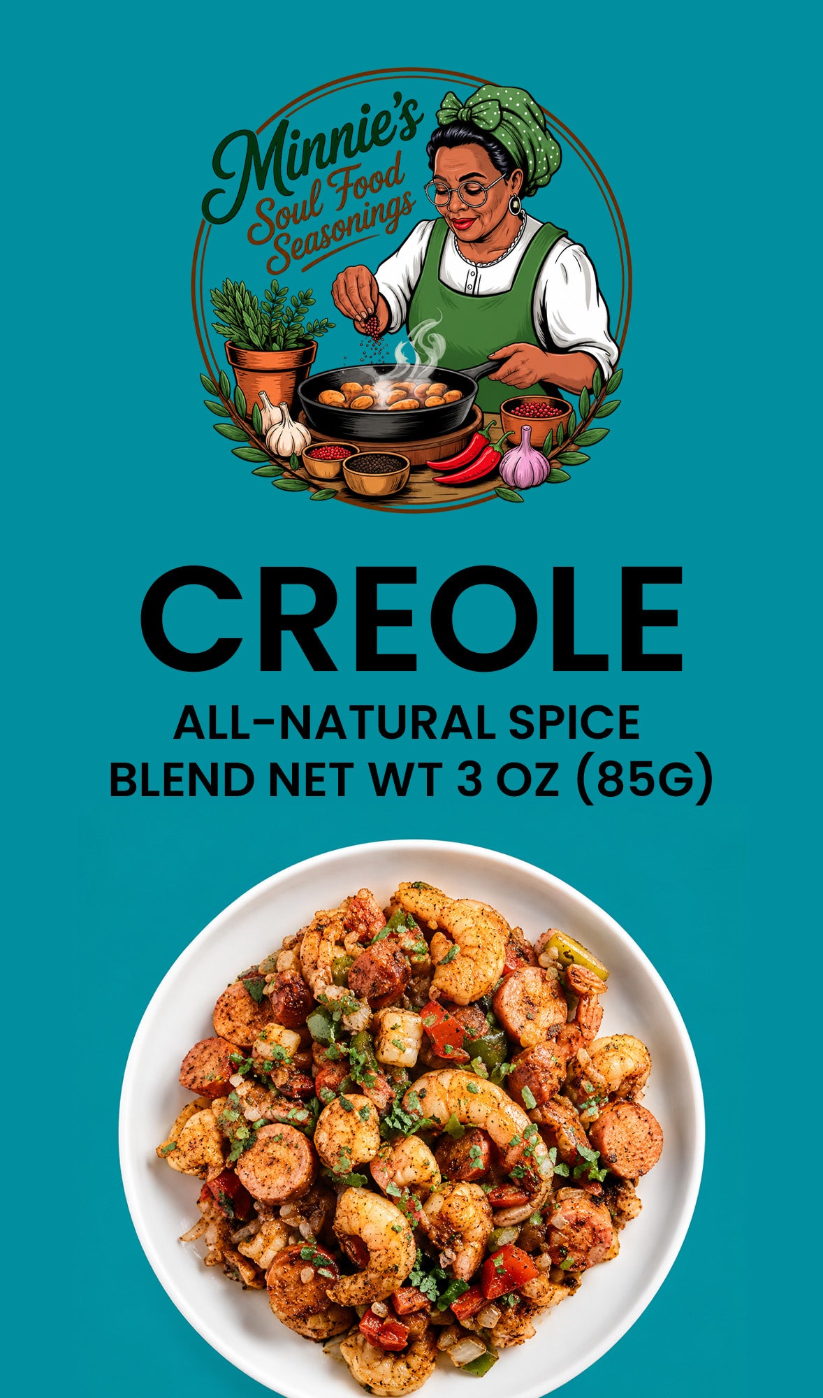 Minnie's Soul Food Creole Seasoning