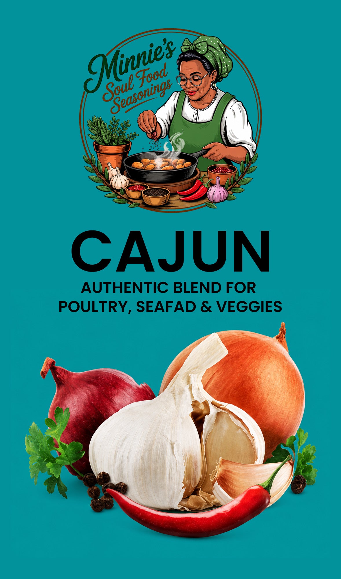 Minnie's Soul Food Cajun Seasoning