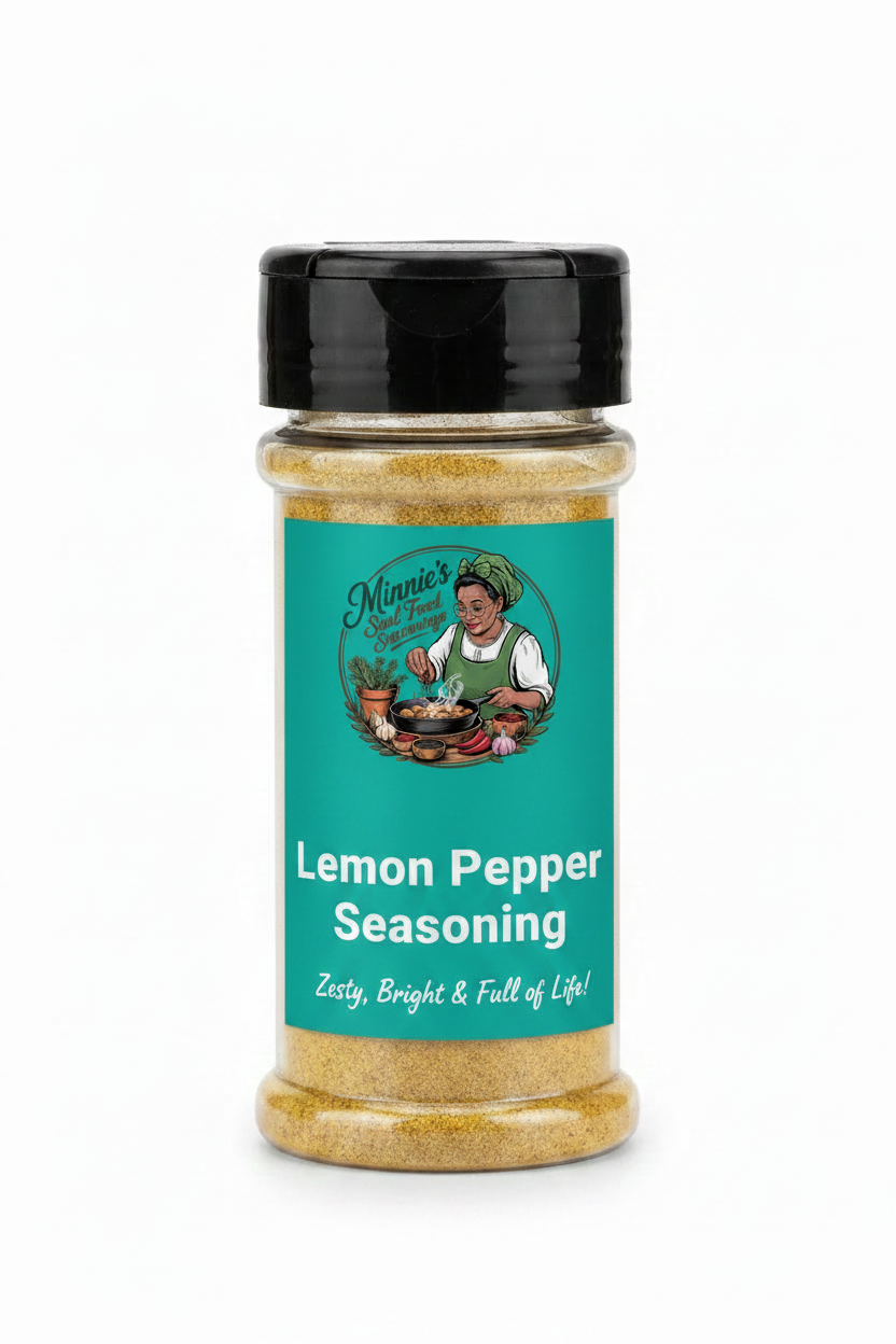 Lemon Pepper Seasoning Bottle